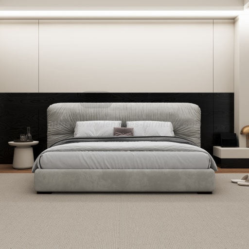 Bingkai katil upholster moden